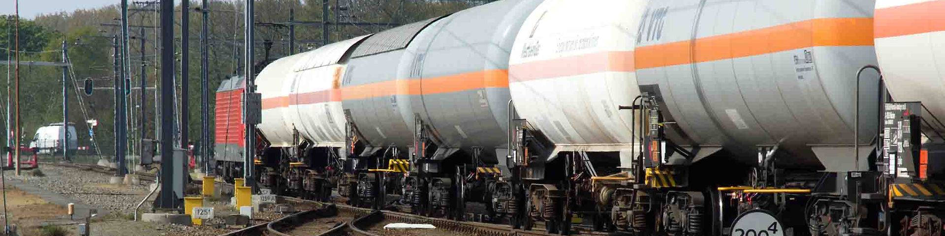 Chemiewaggons in Vlissingen Sloe.