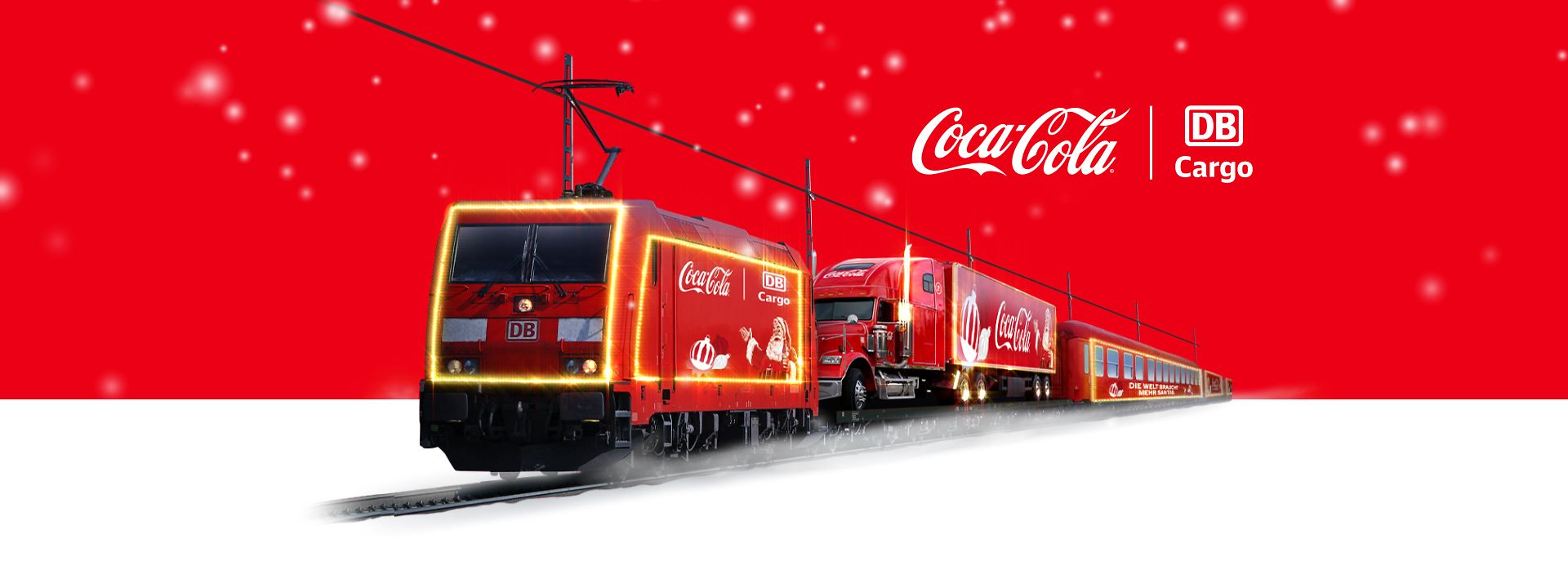 DB Cargo and Coca-Cola Christmas train