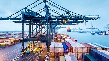 Container handling in the port of Antwerp