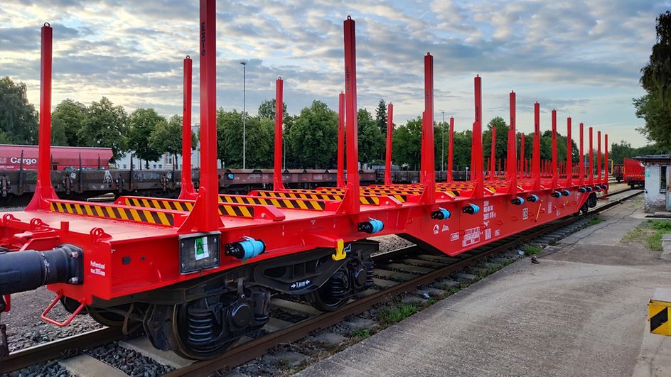 Darstellung eines Holzwagens