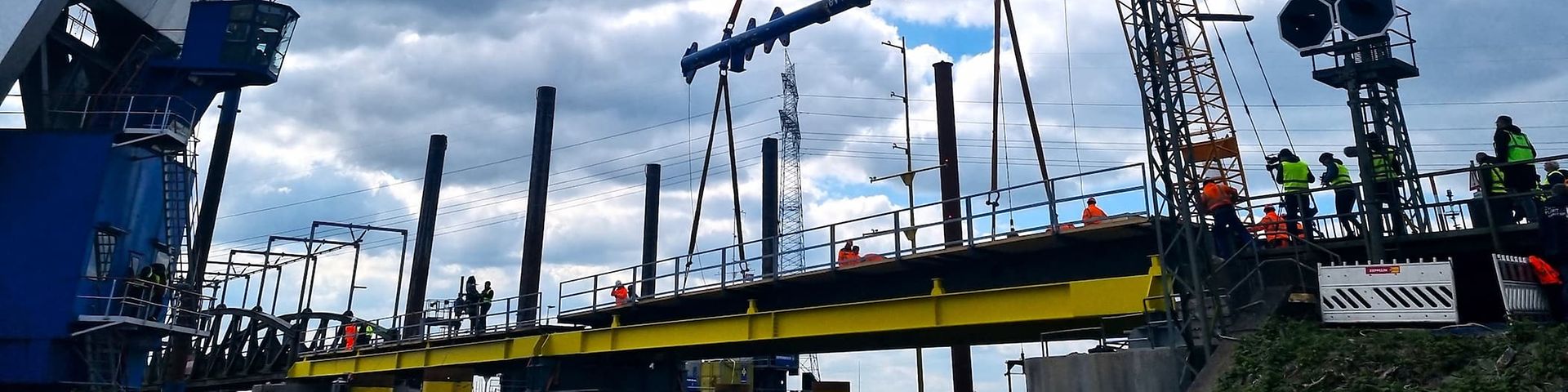 Positioning parts of the bridge was a challenge.