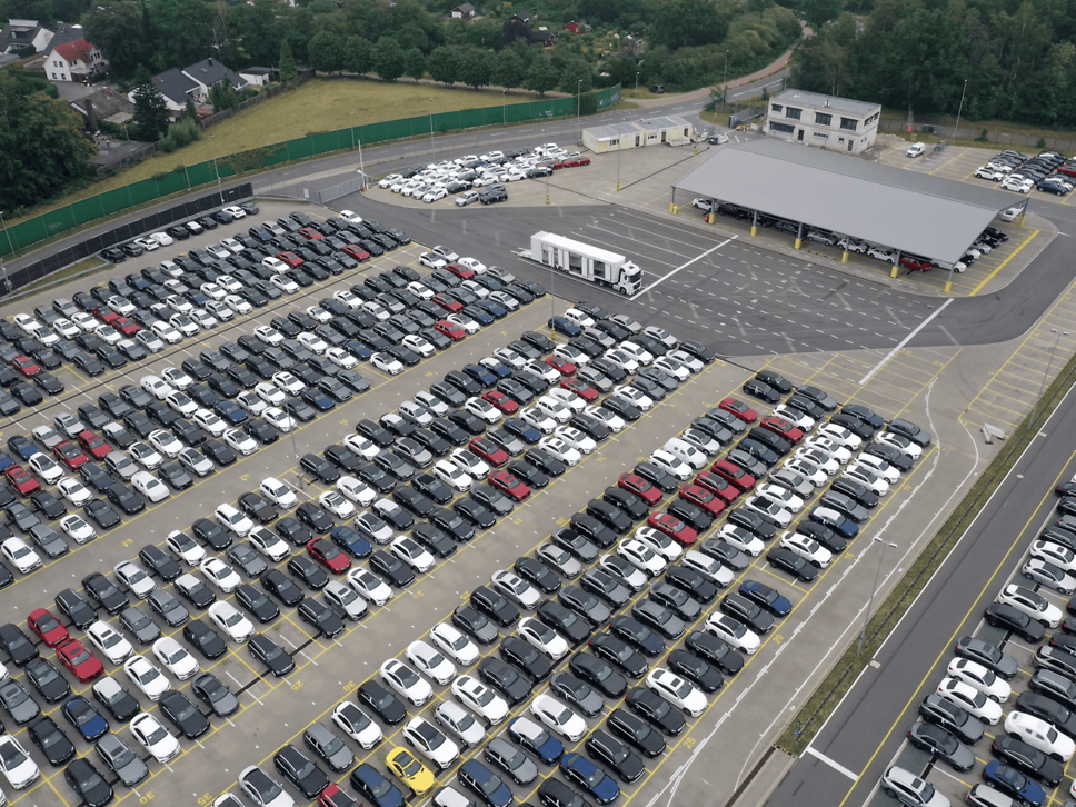 Drone image of the Auto Terminal Bremen