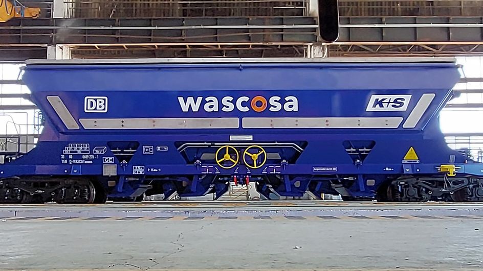 Neuer Schüttgutwagen für korrosives Ladegut bei K+S 