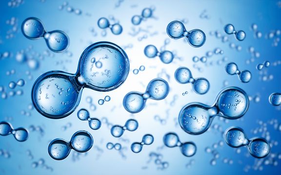 Image with hydrogen molecules
