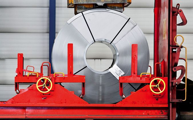 Coil in special wagon