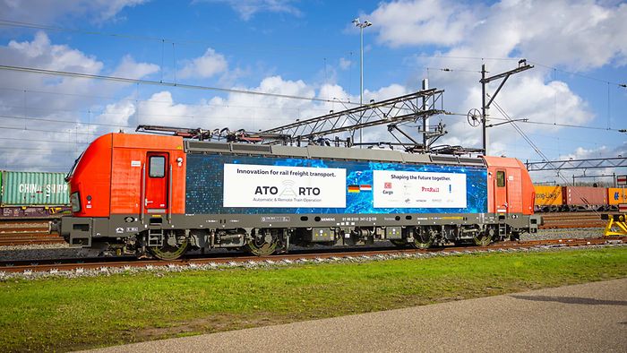 Lok der DB Cargo für die Erprobung von ATO und RTO im Schienengüterverkehr, Baureihe 193