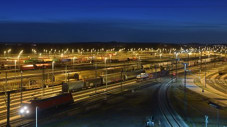 Track system at night
