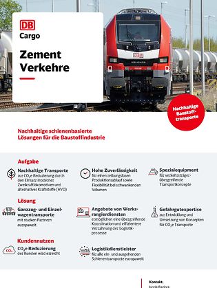 Bild der Broschüre Zement von Liquids & Bulk