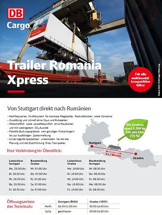 Cover der Broschüre Trailer Romania Xpress